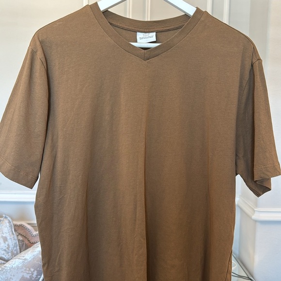 MANGO MEN SHORT SLEEVES V NECK SHIRT SIZE XXL - Picture 4 of 15